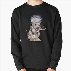 Dr. Stone Sweatshirts - Senku Pullover Sweatshirt RB2805