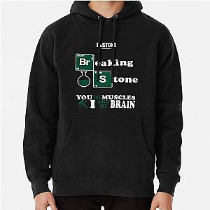 Dr. Stone Hoodies - Senku BREAKING Stone Pullover Hoodie RB2805