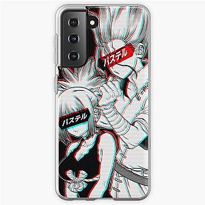 Dr. Stone Cases - "FOCUS" - Aesthetic Cyberpunk Doctor Stone Senku Design Samsung Galaxy Soft Case RB2805