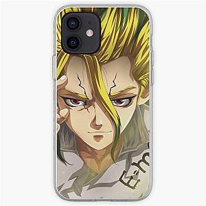 Dr. Stone Cases - Senku Thinking Poster - Dr Stone iPhone Soft Case RB2805