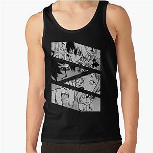 Dr. Stone Tank Tops - Gen Asagiri Dr. Stone Dokutā Sutōn Anime Cool Manga Panel Design Tank Top RB2805