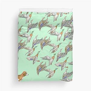 Duck Hunt Memories Duvet Cover