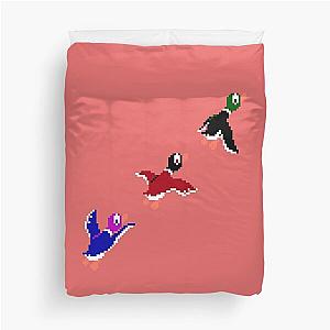 Duck Hunt Ducks Sprite Duvet Cover