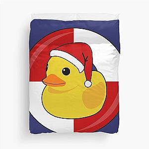 Cruise Ship Christmas Rubber Duck Hunt Duvet Cover