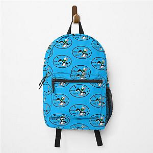 Duck Hunt Pew Pew Duck Oval Sticker Backpack