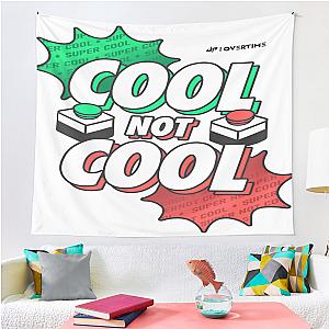 Dud Perfect Cool Not Cool White Large Useless Madala Tapestry Premium Merch Store