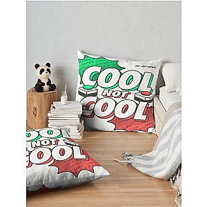 Dud Perfect Cool Not Cool White Large Useless Madala Throw Pillow Premium Merch Store