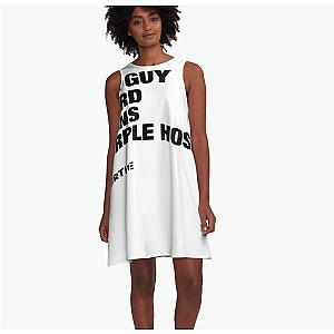 Dud Perfect Tall Guy Beard Twins  A-Line Dress Premium Merch Store