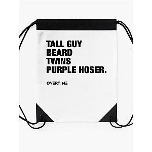 Dud Perfect Tall Guy Beard Twins  Drawstring Bag Premium Merch Store