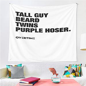 Dud Perfect Tall Guy Beard Twins  Tapestry Premium Merch Store