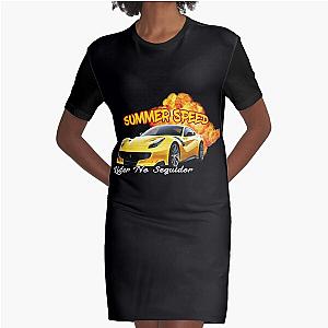 Duke Dennis Merch Duke Dennis Car Graphic T-Shirt Dress