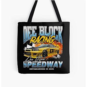 Duke Dennis Merch Duke Dennis Dee Block Speedway Graphic T-Shirt Hoodie For Men Youth Tee All Over Print Tote Bag