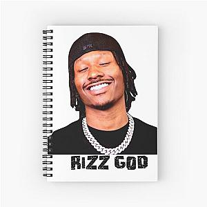 DUKE DENNIS RIZZ GOD Spiral Notebook