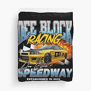 Duke Dennis Merch Duke Dennis Dee Block Speedway Graphic T-Shirt Hoodie For Men Youth Tee Duvet Cover