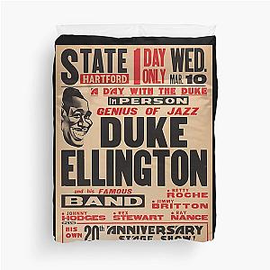 Duke Ellington Genius Of Jazz Duvet Cover