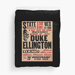 Duke Ellington Genius of Jazz Duvet Cover