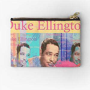 elegant Duke Ellington portrait, jazz Zipper Pouch