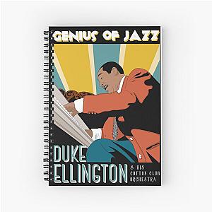 Duke Ellington Jazz Poster  Spiral Notebook