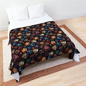 Dungeons and dragons dice inspired pattern series 5 Comforter