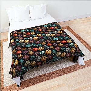 Dungeons and dragons dice inspired pattern series 3 Comforter