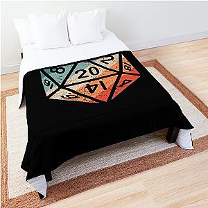 Dungeons board game Dice Dragons Retro Comforter