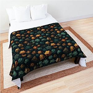 Dungeons and dragons dice inspired pattern series 2 Comforter