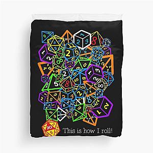 D&D (Dungeons and Dragons) - This is how I roll! Essential Duvet Cover