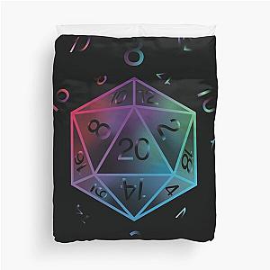 D20 Dungeons and Dragons Dice Duvet Cover