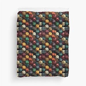 Dungeons and dragons dice inspired pattern series 4 Duvet Cover