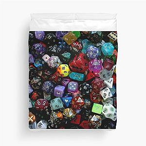 Play Gaming Dice Gamer Role Play Dungeons & Dragons Duvet Cover