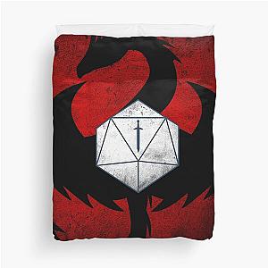 Dungeons and Dragons Reverse Color Design Duvet Cover