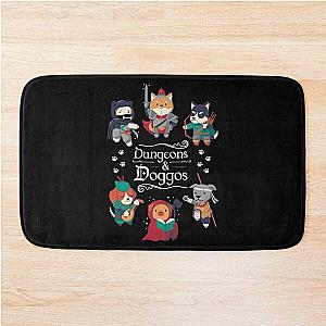 Dungeons and Doggos Bath Mat