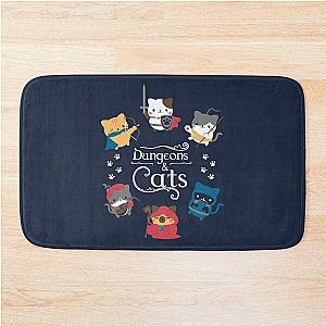 Dungeons and Cats Bath Mat