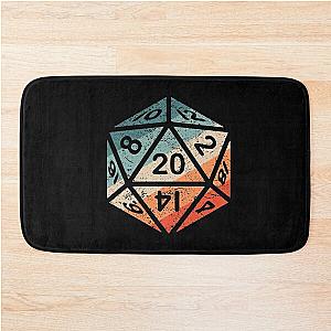 Dungeons board game Dice Dragons Retro Bath Mat