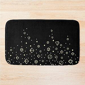 Dungeons & Dragons Dice Pattern Bath Mat