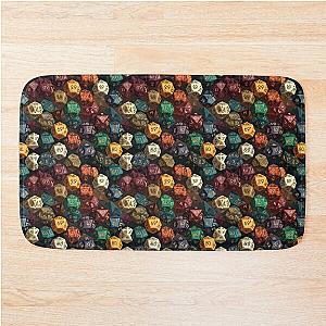 Dungeons and dragons dice inspired pattern series 4 Bath Mat