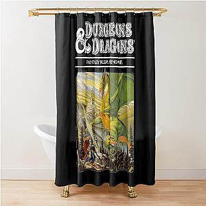 Dungeons Dragons Companion Set rules artwork Classic Shower Curtain