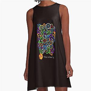 DD Dungeons and Dragons  This is how I roll Essential TShirt326 A-Line Dress