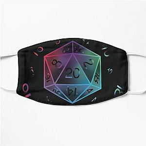 D20 Dungeons and Dragons Dice Flat Mask