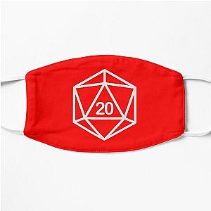 Dungeons and Dragons d20 Dice Flat Mask