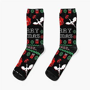 DND CHRISTMAS, Merry Critmas, dungeons and dragons christmas ugly sweater Socks