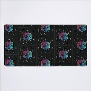 D20 Dungeons and Dragons Dice Desk Mat