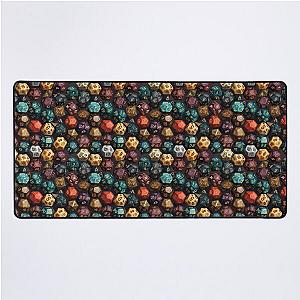 Dungeons and dragons dice inspired pattern series 3 Desk Mat