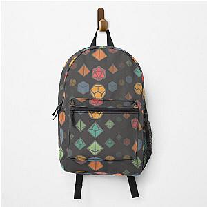 Dungeons and Dragons Dice Black Backpack