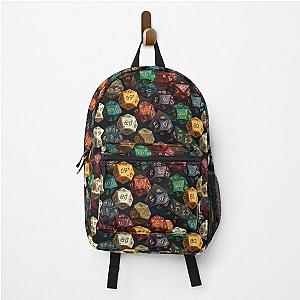 Dungeons and dragons dice inspired pattern series 4 Backpack