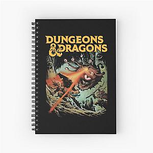 Vintage Photograp Dungeons And Dragons Spiral Notebook