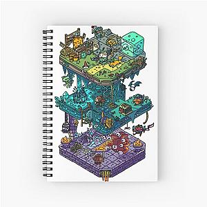 Dungeons and isometric dragons Spiral Notebook