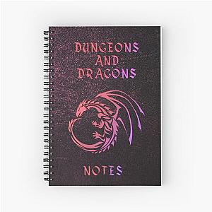 Dungeons and Dragons Notebook Spiral Notebook