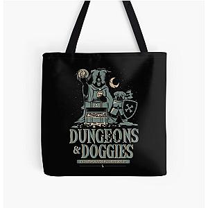 Dungeons & Doggies All Over Print Tote Bag