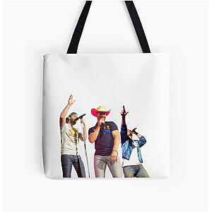 Thomas Rhett, Dustin Lynch, & Russell Dickerson All Over Print Tote Bag